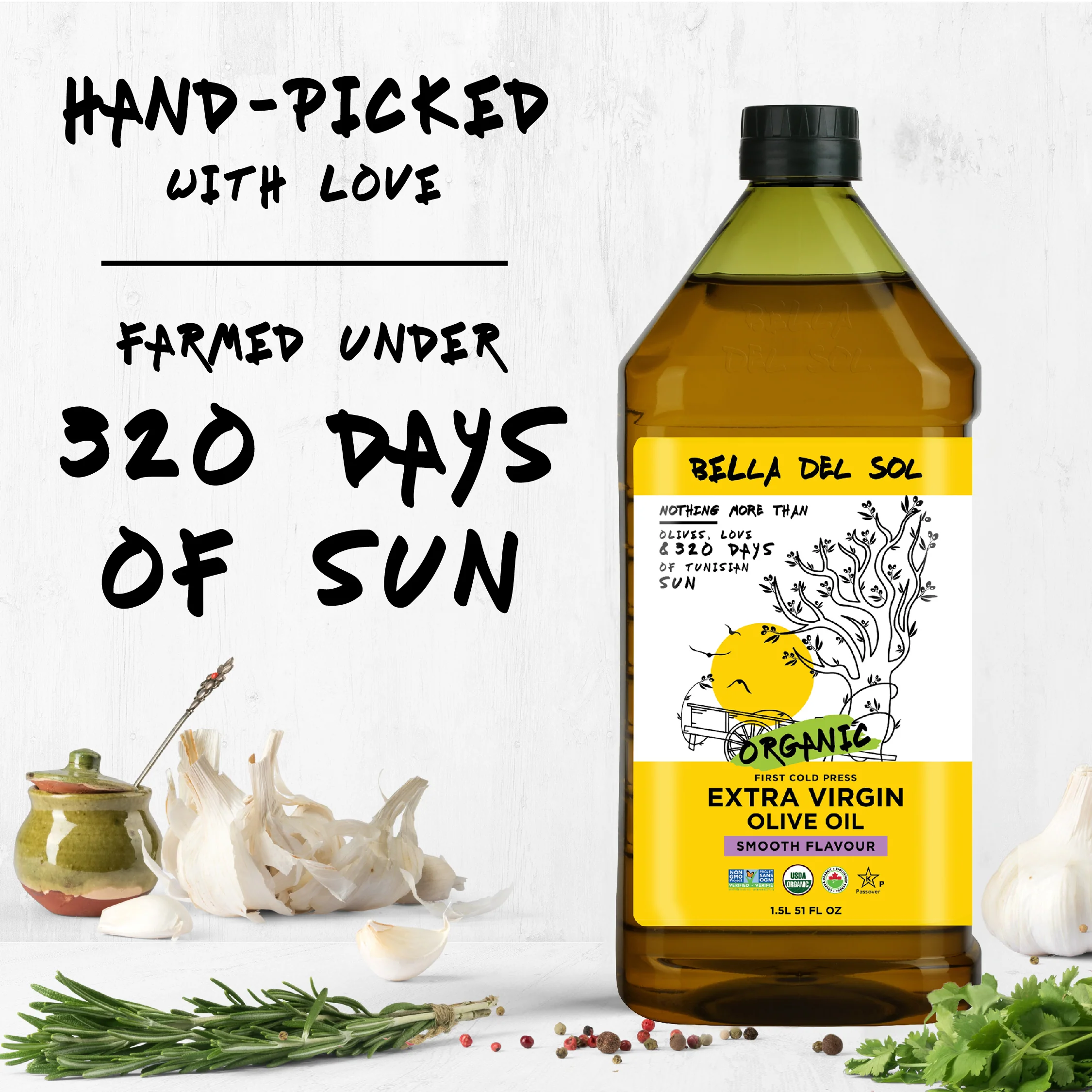 Bella Del Sol Organic Extra Virgin Olive Oil - Image 5