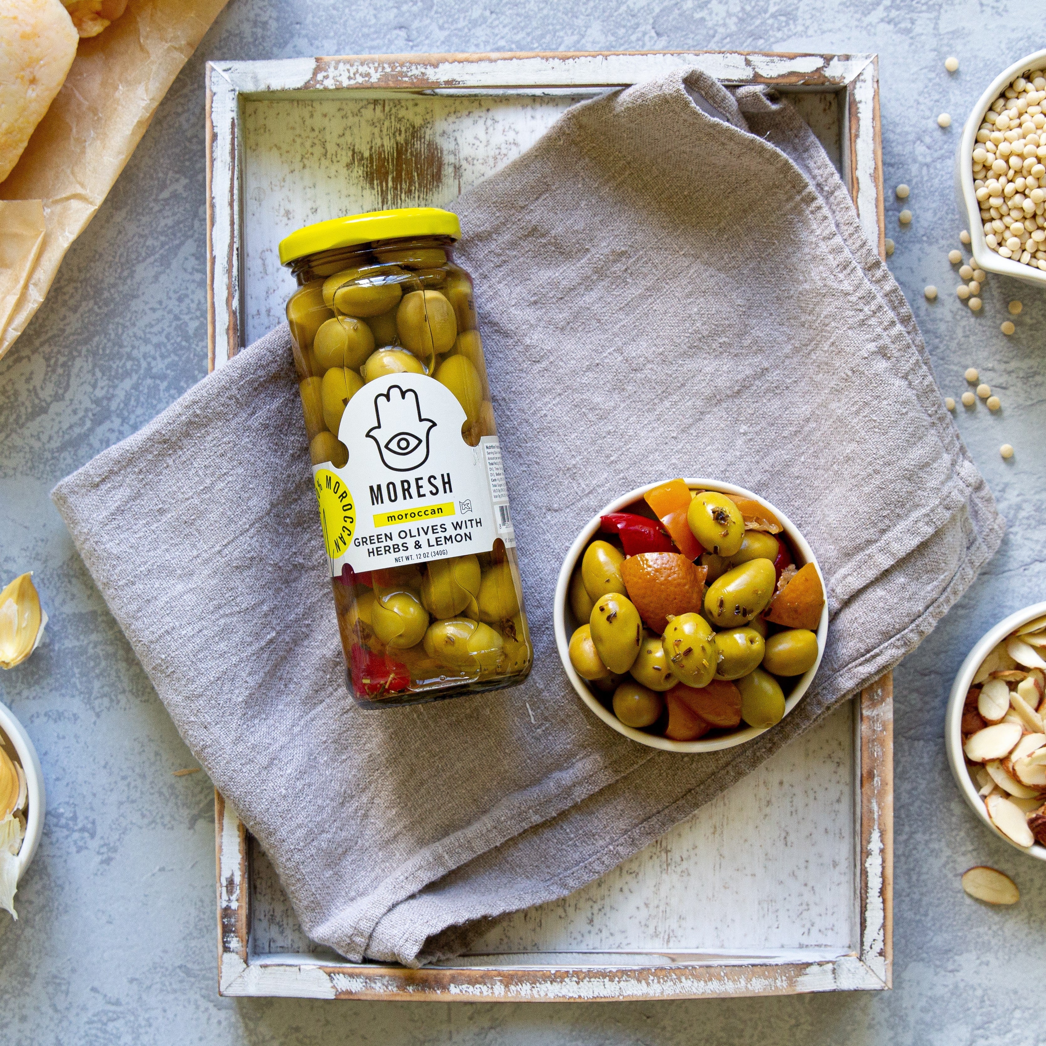 Moresh Green Olives with Herbs & Lemon - Image 5
