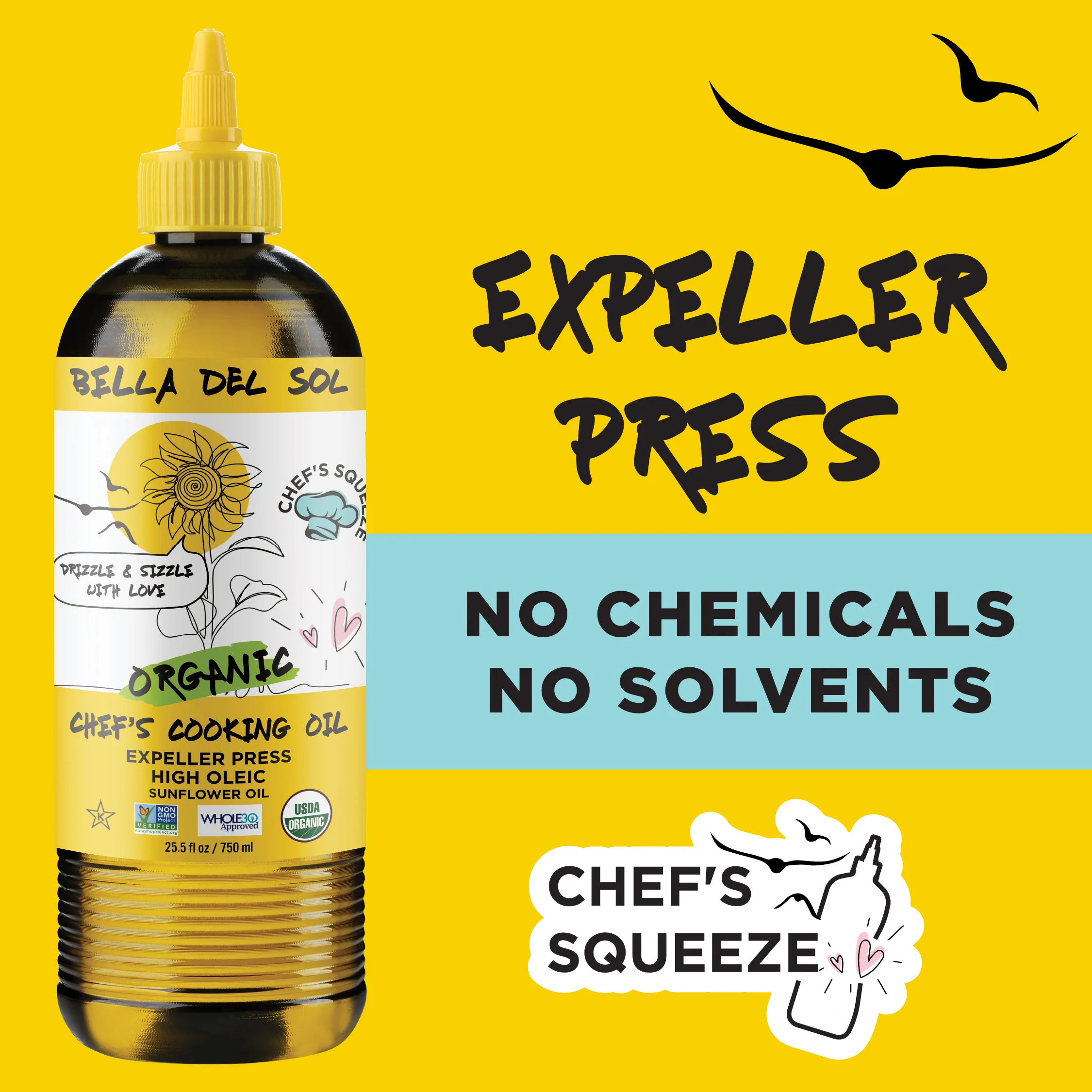Bella Del Sol Squeezable Organic High Oleic Sunflower Oil - Image 8